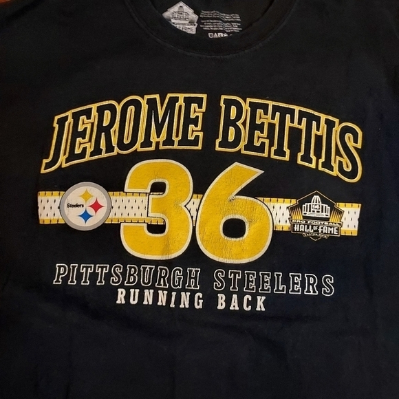 Pittsburgh Steelers Jerome Betts Hall Of Fame tshirt xl - Picture 4 of 8